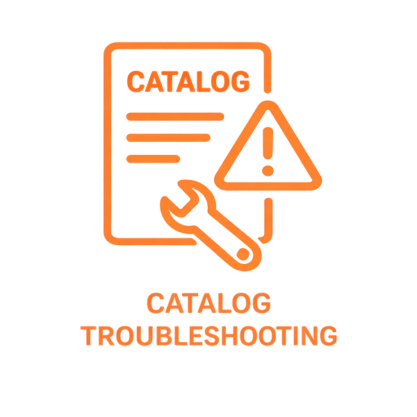 Catalog Troubleshooting Icon - Amazon Consulting Agency Catalog Troubleshooting