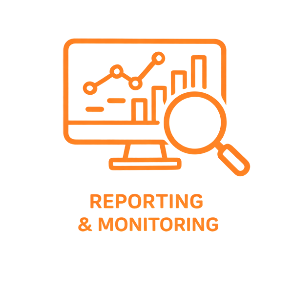 Reporting and Monitoring Icon - Amazon Consulting Agency Reporting and Monitoring